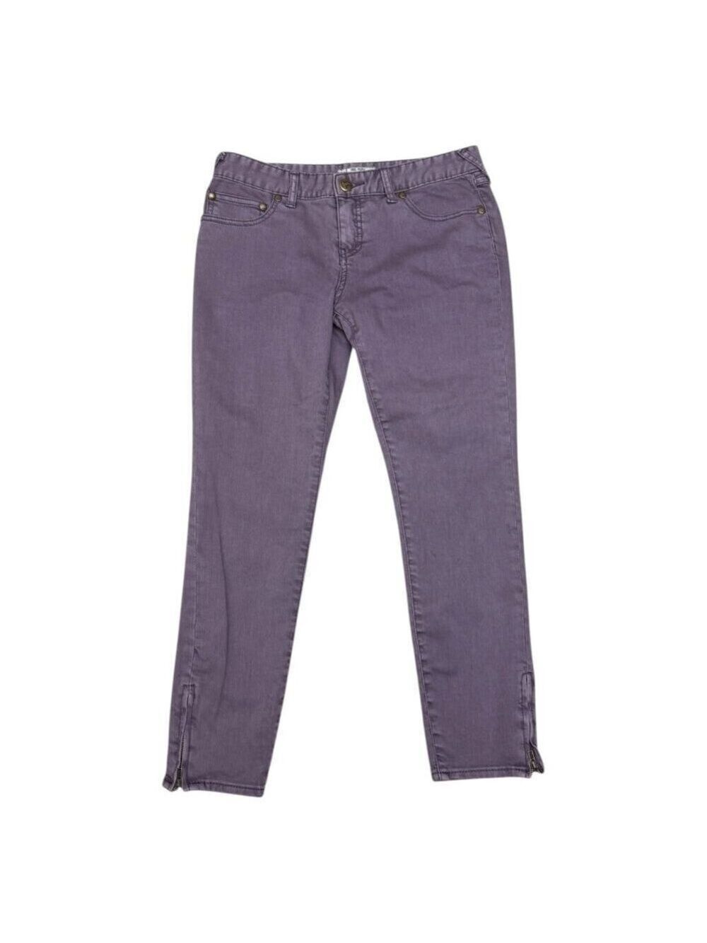FREE PEOPLE Jeans Purple Casual Designer Denim Pants Womens 30"